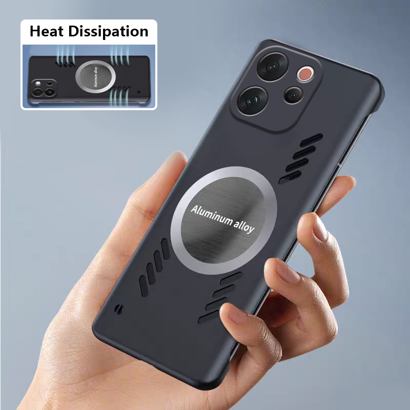 Heat Dissipation Case - Biruiqu For VIVO V70 Bezel-less Case