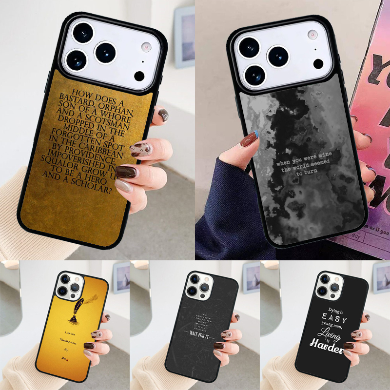 Phone Cases Hamilton - Hamilton Musical Lyrics Phone Case for