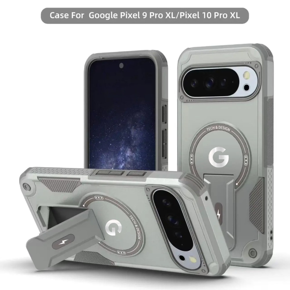 Rugged Armor Case - Military Armor Anti-Drop Rugged Magnetic Stand