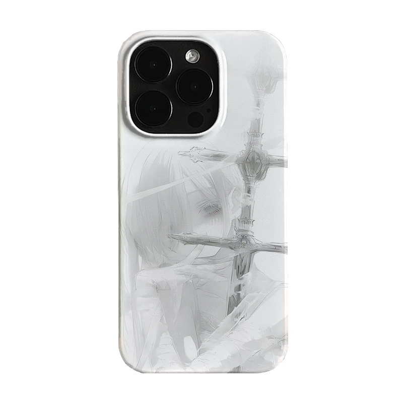 Phone Cases Japanese - Beautiful Anime Girl Sword Cool Jelly