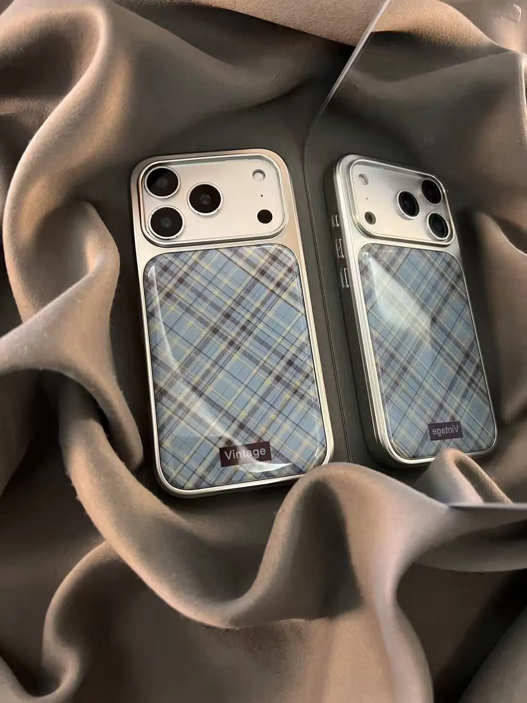 Phone Cases Japanese - Japanese and Korean Ins Retro Blue