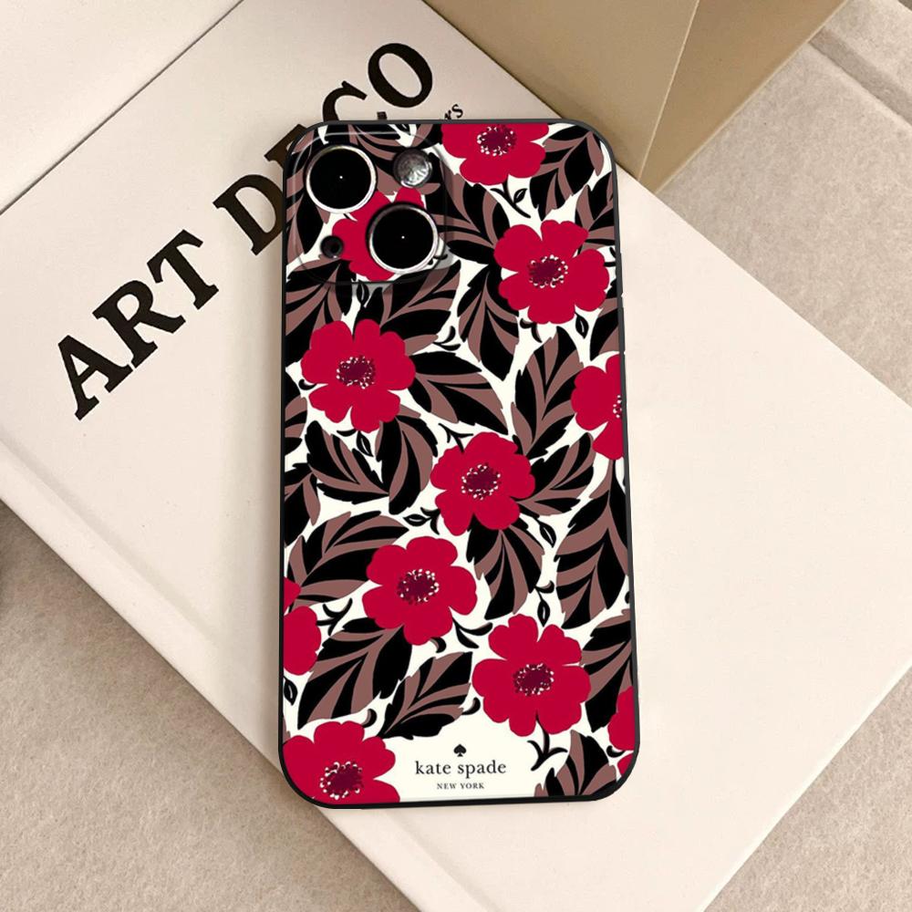 Phone Cases Kate Spade - Fishion K-Kate-SpadeS Flower Phone Case For