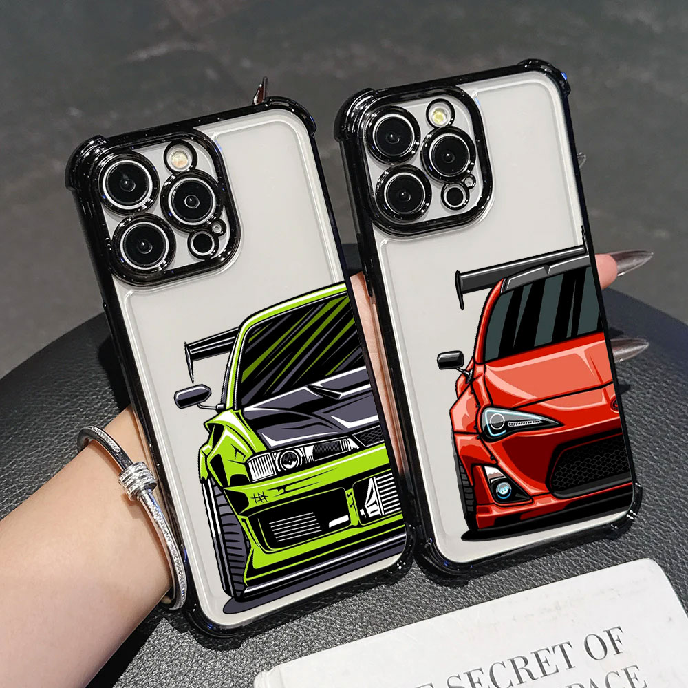 Phone Cases Tokyo - Cartoon Tokyo JDM Drift Sports Car