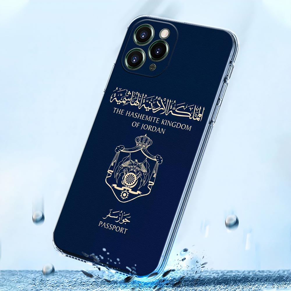 Jordan Passport Flag Map Clear - đánh giá và giá Phone Cases Jordan