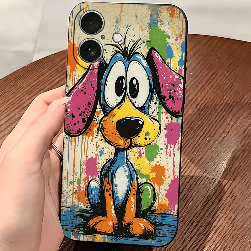 Graffiti Colored Puppy TPU Pho - đánh giá và giá Phone Cases For Iphone 13