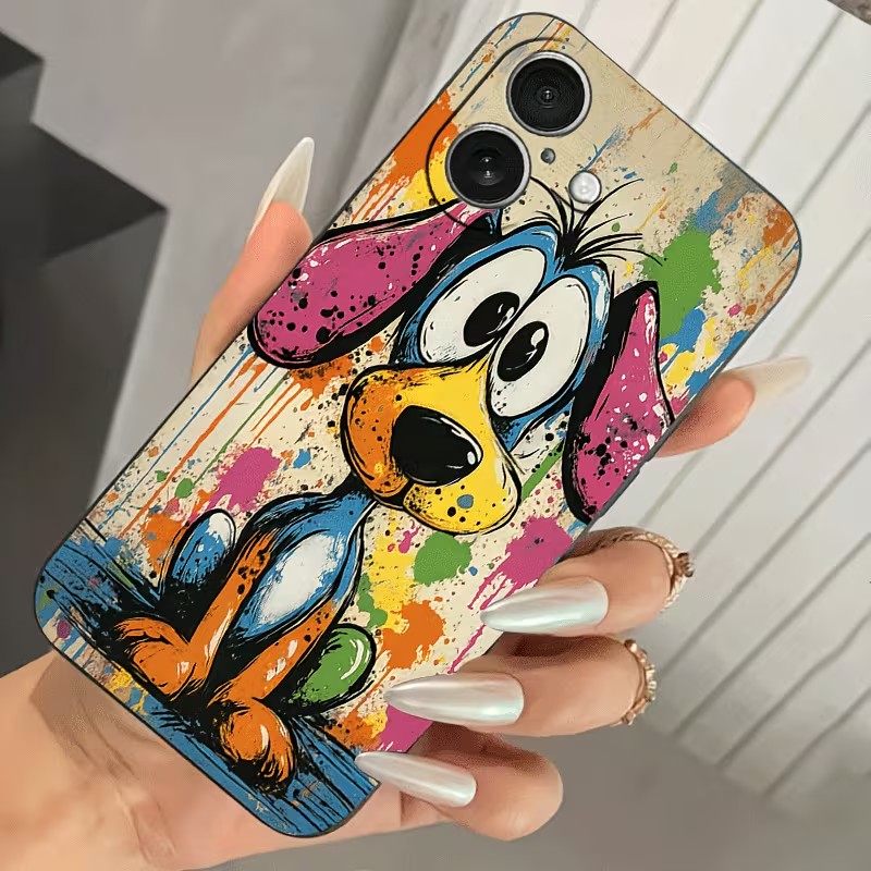 Graffiti Colored Puppy TPU Pho - đánh giá và giá Phone Cases For Iphone 13