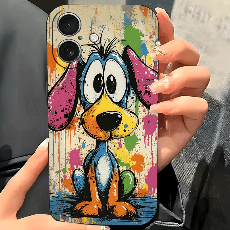 Graffiti Colored Puppy TPU Pho - đánh giá và giá Phone Cases For Iphone 13