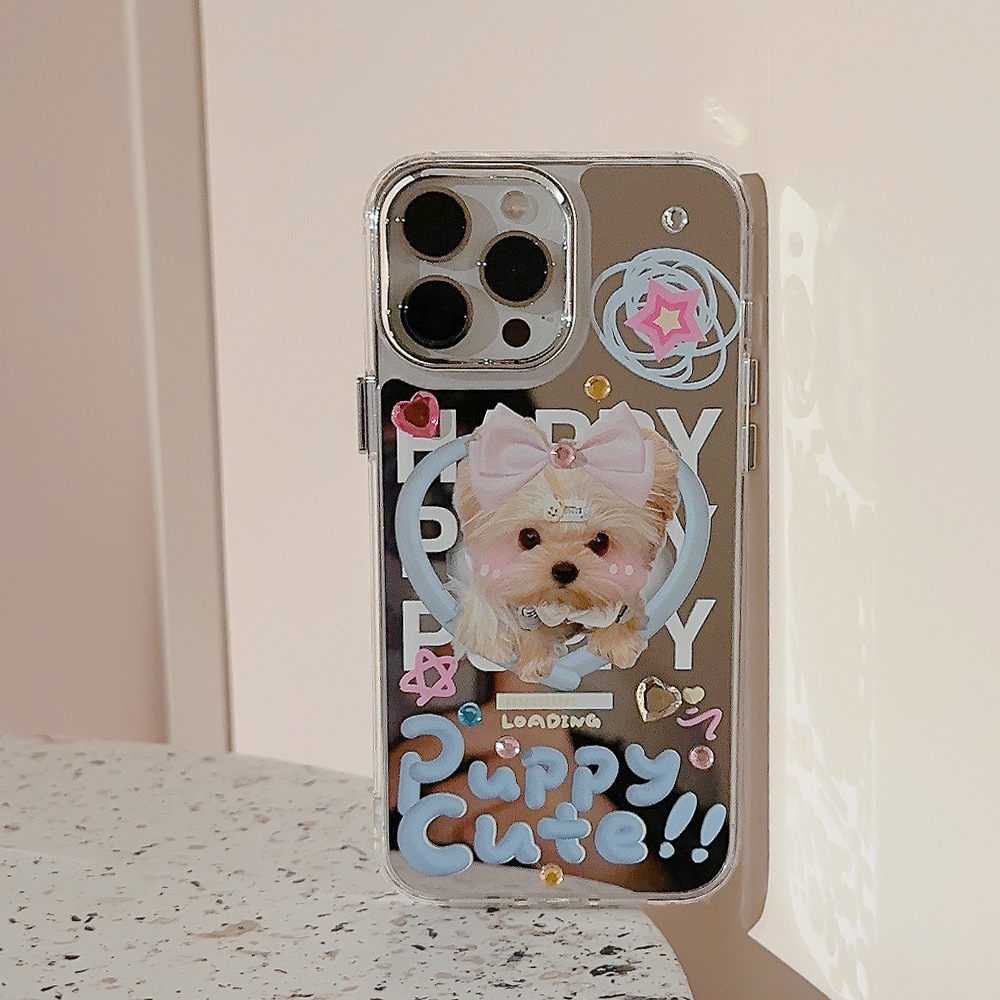 Cute Cartoon Puppy DIY Diamond - đánh giá và giá Phone Cases Diy