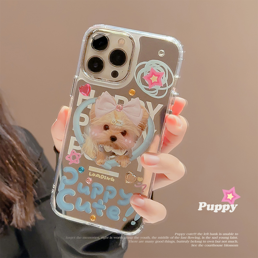 Cute Cartoon Puppy DIY Diamond - đánh giá và giá Phone Cases Diy
