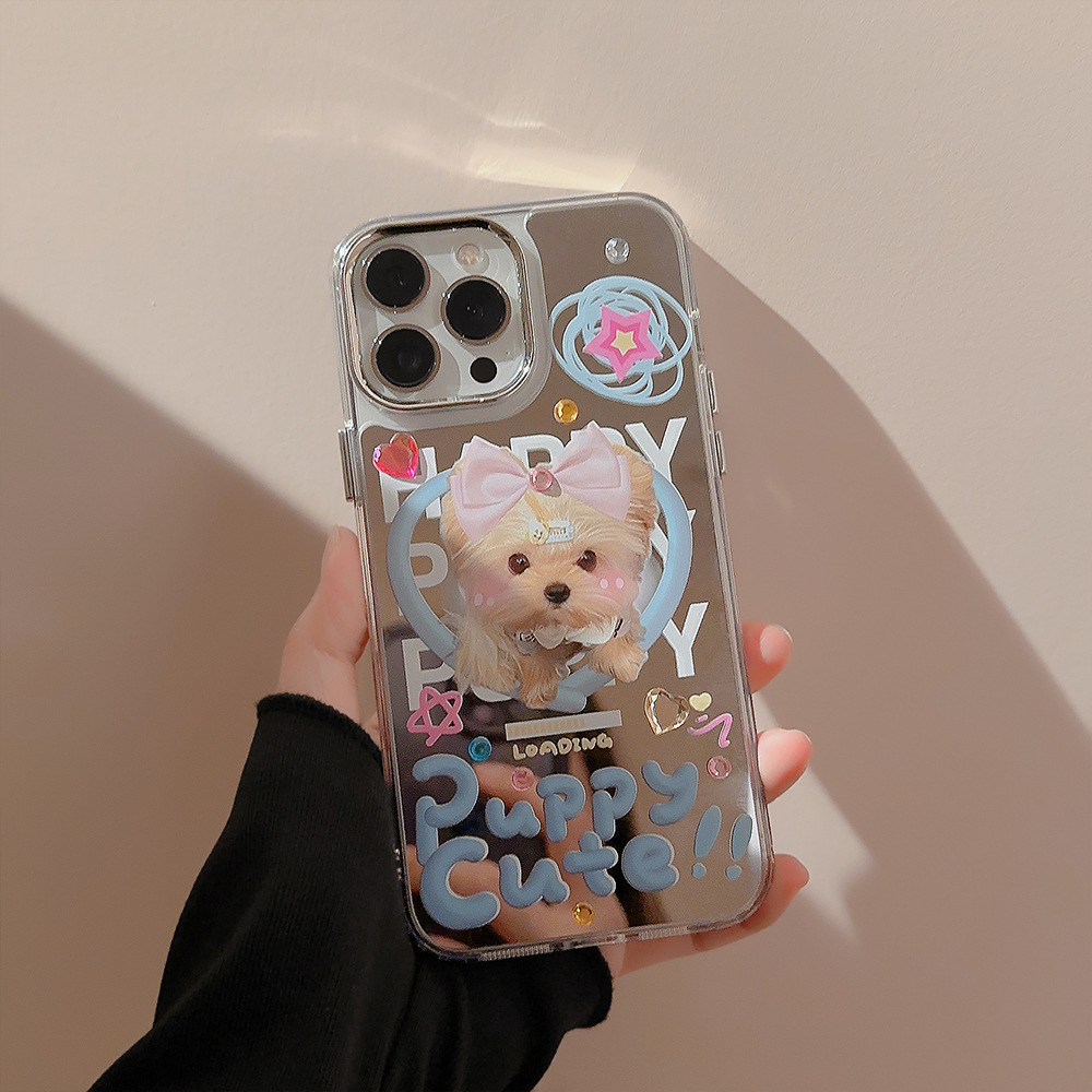 Cute Cartoon Puppy DIY Diamond - đánh giá và giá Phone Cases Diy