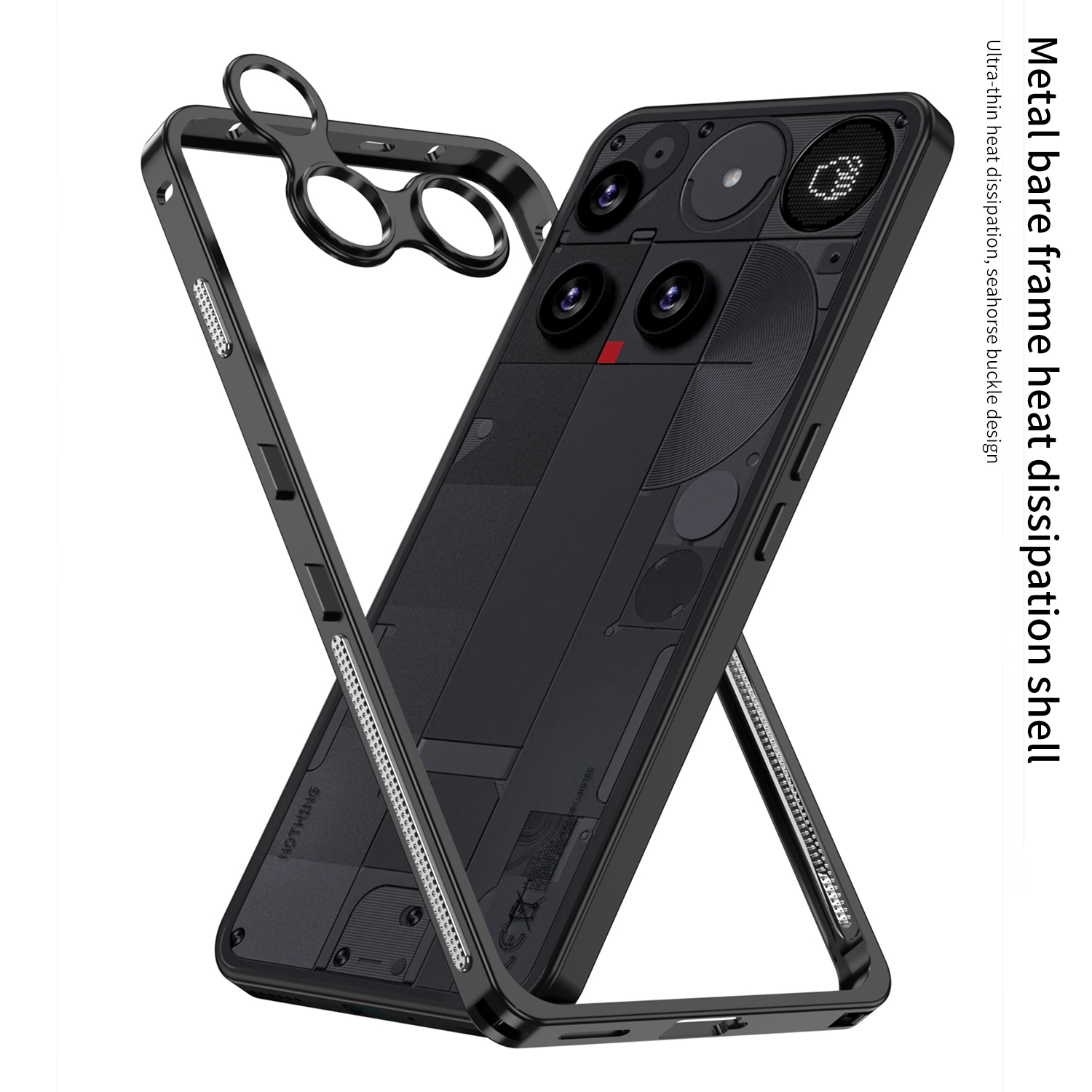 Aluminum Alloy Frame Phone Cas - đánh giá và giá Heat Dissipation Case