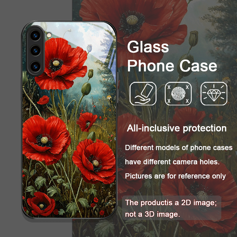 Retro Poppy Flower Bloom Hot R - đánh giá và giá Phone Cases For Samsung S22