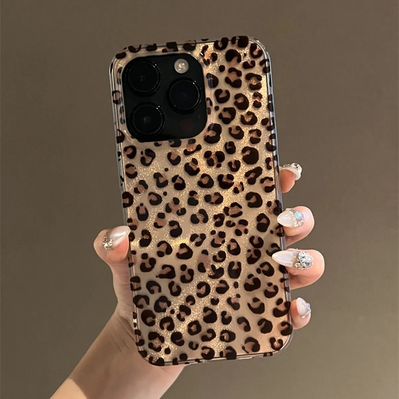 Cute Leopard Print Clear Phone - đánh giá và giá Phone Cases Dior
