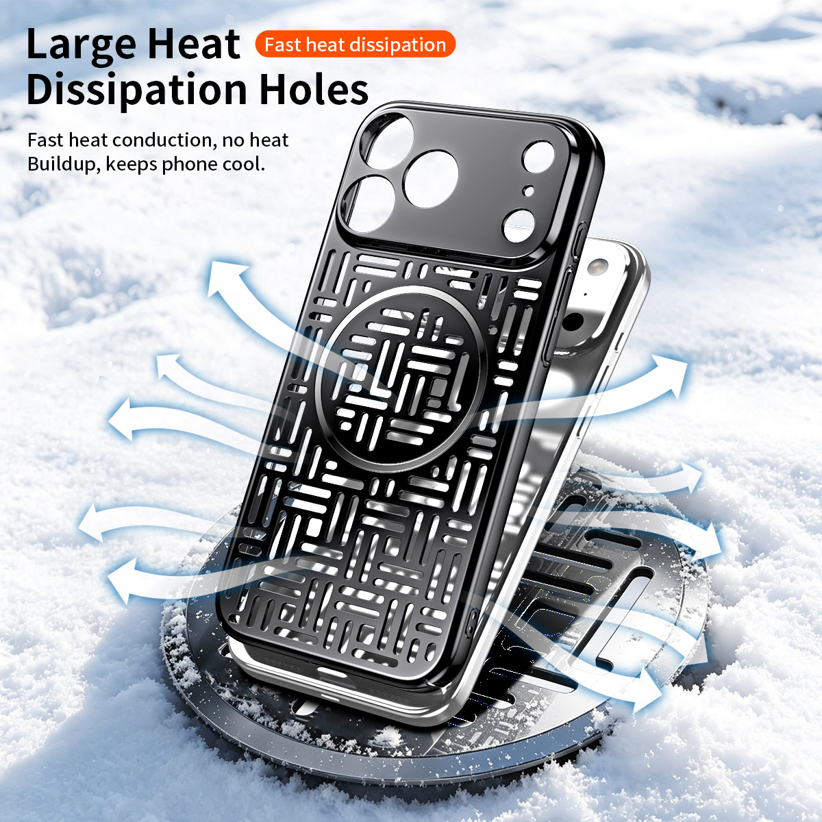 For IPhone 17 Pro Max phone ca - đánh giá và giá Heat Dissipation Case