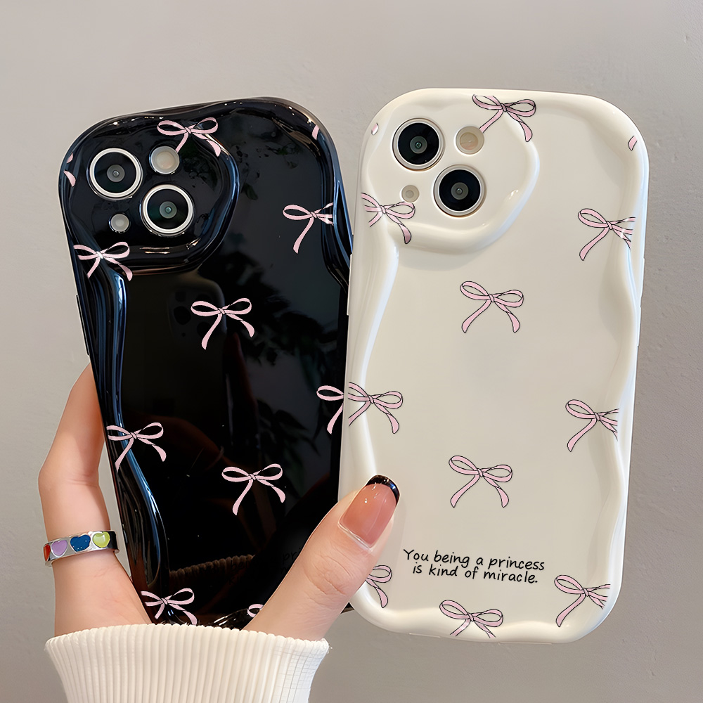 Bow Wavy Edge Phone Case For S - đánh giá và giá Phone Cases Dior