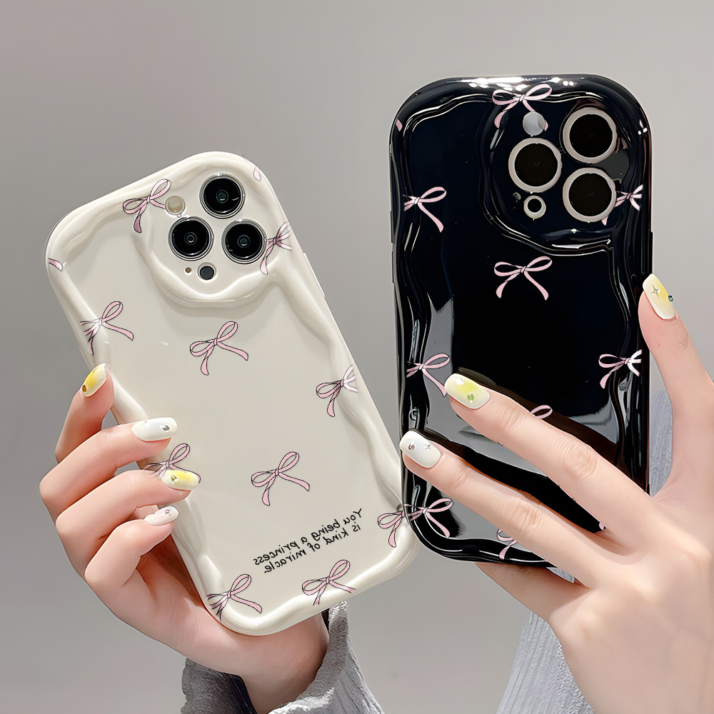 Bow Wavy Edge Phone Case For S - đánh giá và giá Phone Cases Dior
