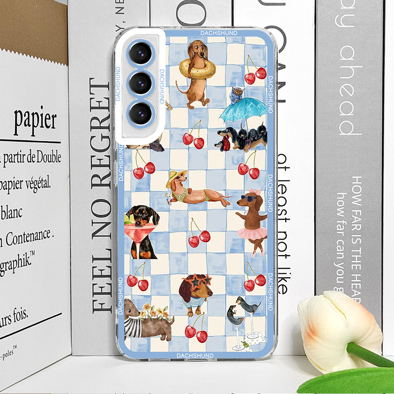 Cute Sausage Dog Phone Case fo - đánh giá và giá Phone Cases For Samsung S22