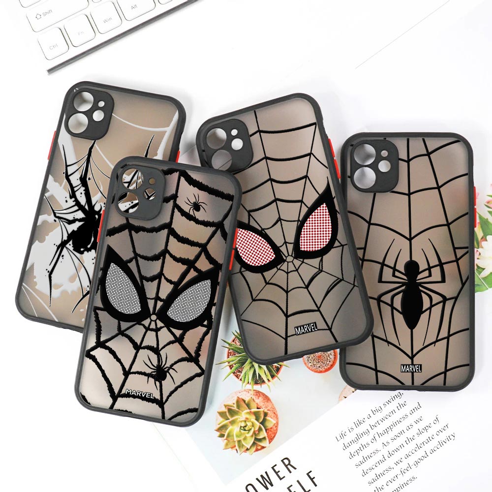 Marvel Spiderman Matte Translu - đánh giá và giá Rugged Armor Case