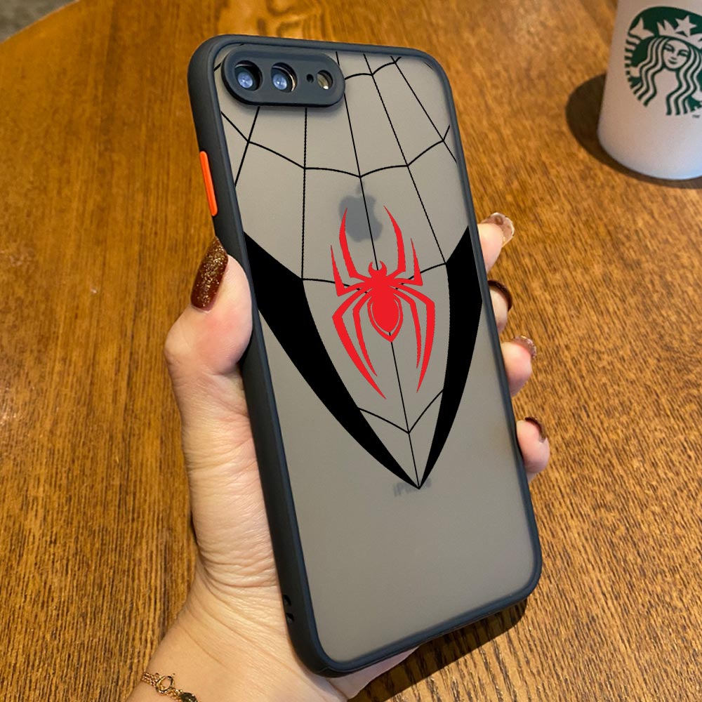 Marvel Spiderman Matte Translu - đánh giá và giá Rugged Armor Case