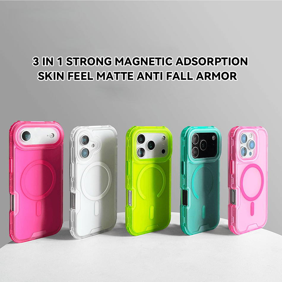 Magnetic 3 in 1 Neon Color Hea - đánh giá và giá Rugged Armor Case
