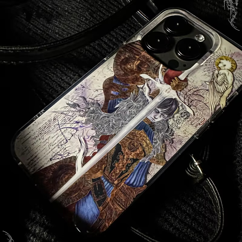 Retro Angel Cross European Kni - đánh giá và giá Phone Cases Japanese
