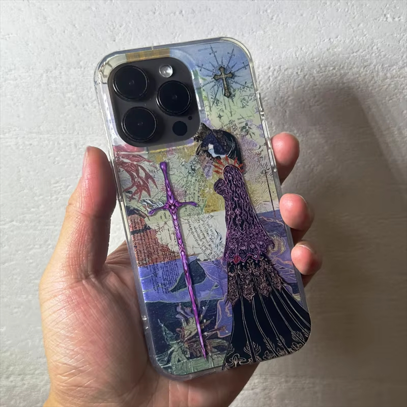 Retro Angel Cross European Kni - đánh giá và giá Phone Cases Japanese