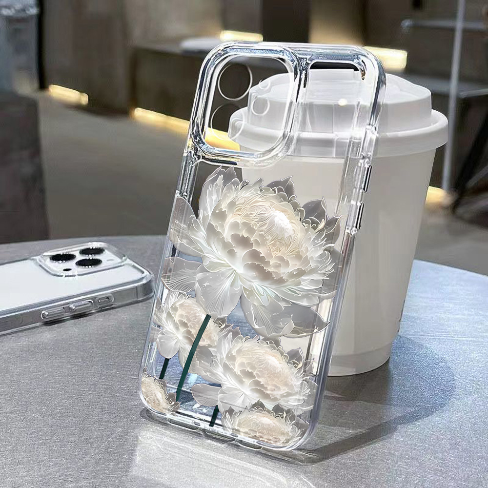 Lotus Flower Transparent Phone - đánh giá và giá Phone Cases Dior