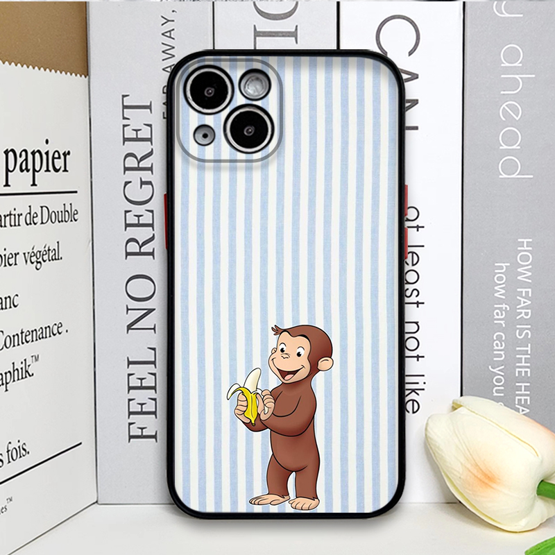 Cartoon Striped Monkey Holding - đánh giá và giá Phone Cases For Iphone 13
